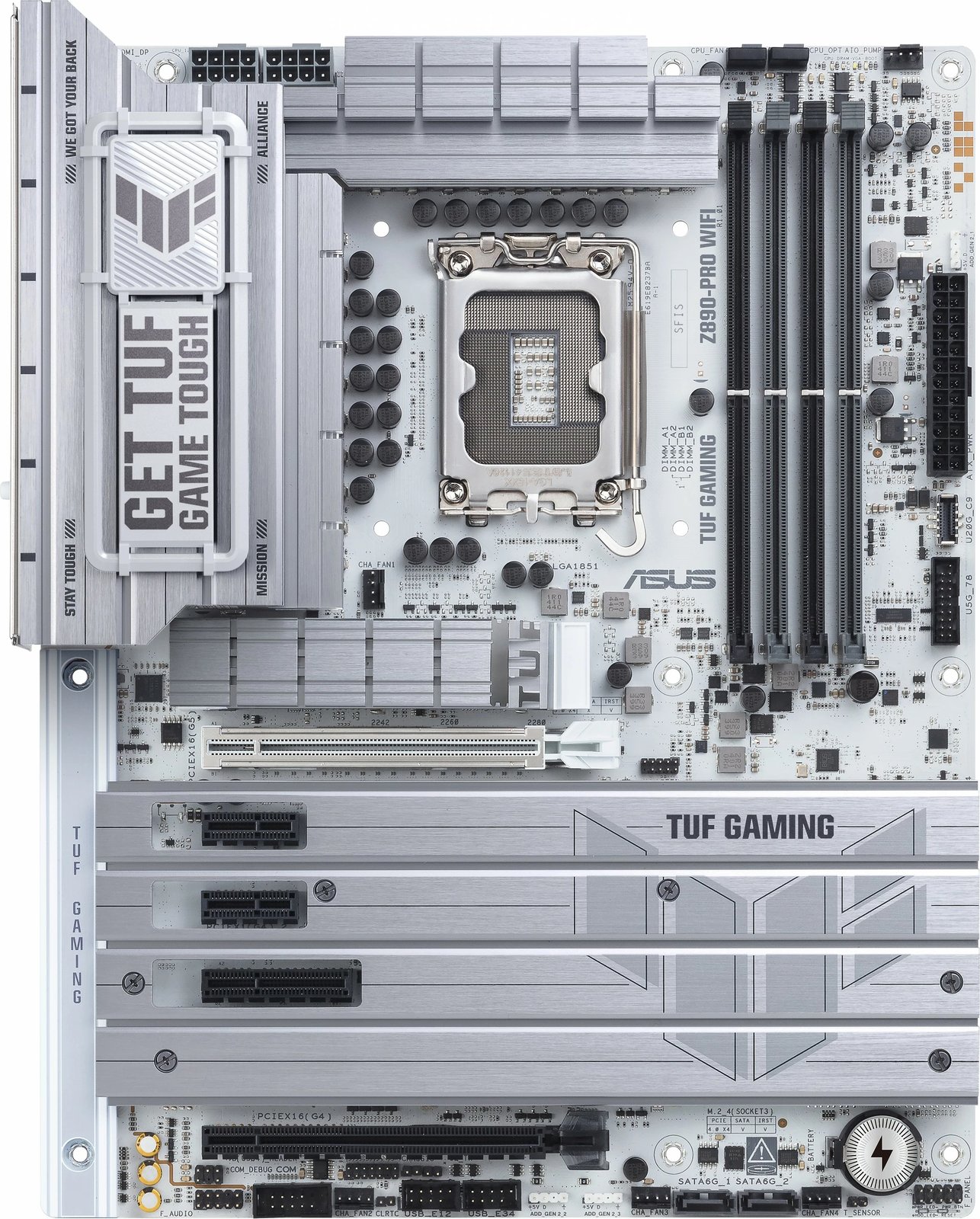 Pllakë amë ASUS TUF GAMING Z890-PRO WIFI, Intel, LGA 1851, DDR5, 192 GB