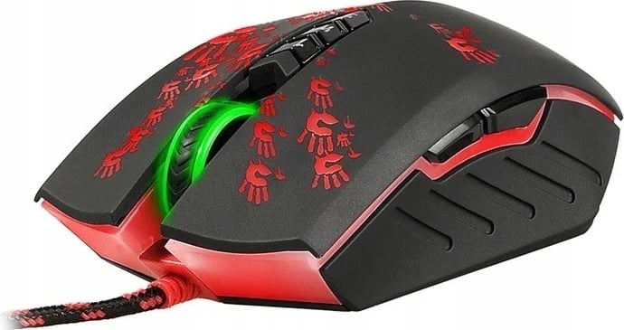 Mausi për lojëra A4Tech Bloody Blazing A60, USB Type-A, Optik, 6200 DPI, i zi