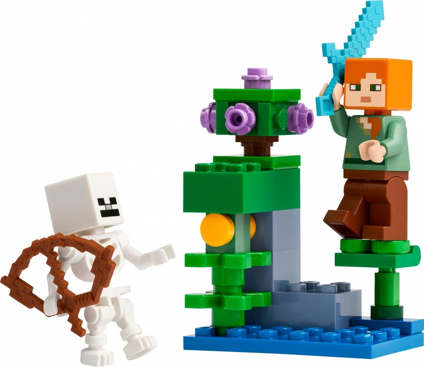 Set LEGO Minecraft 30705 Fight in the Lush Cave, 40 pjesë