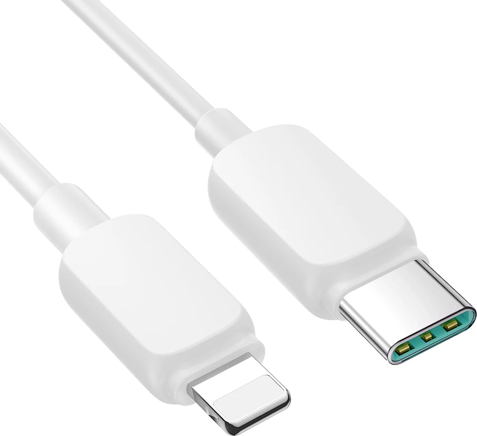 Kabllo Joyroom Multi-Color Series A14, USB-C në Lightning, 1.2m, 20W, Bardhë