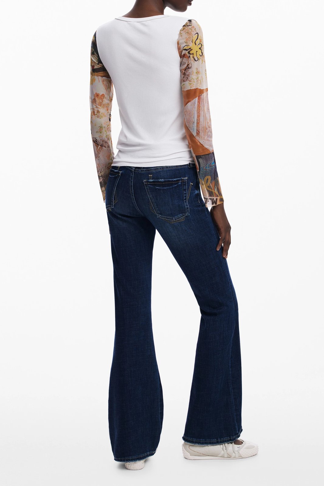 Xhemper femra DESIGUAL, të bardhë