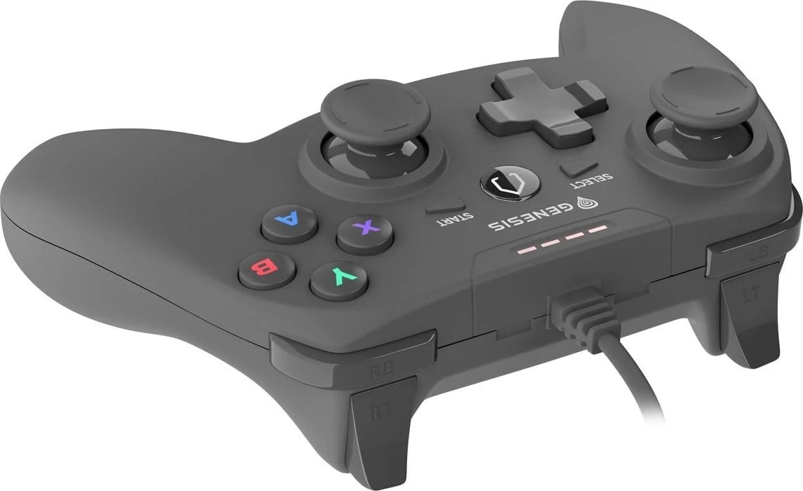 Gamepad NATEC GENESIS P58, USB, për PC dhe Playstation 3, i zi