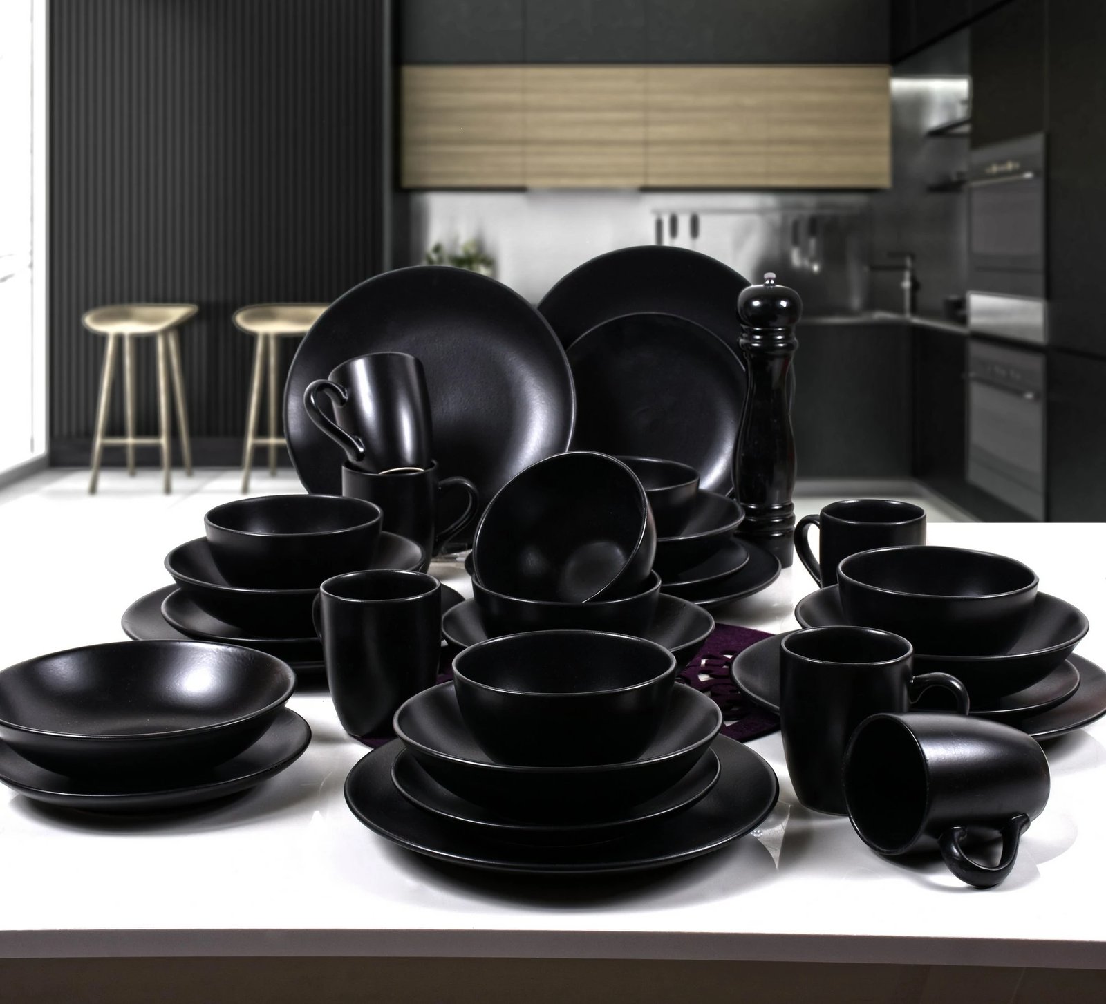 Set enësh darke prej qeramike, 30 copë, Hermia Concept, TY044130F956A0000000AA4Y00