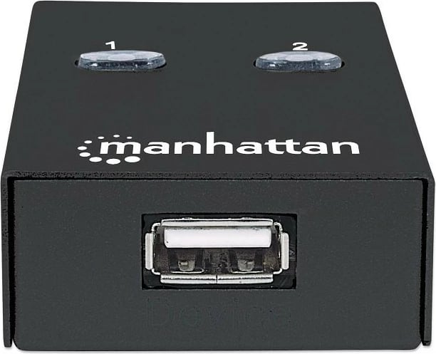 Switch USB Manhattan 162005, 2 PC - 1 USB, i zi