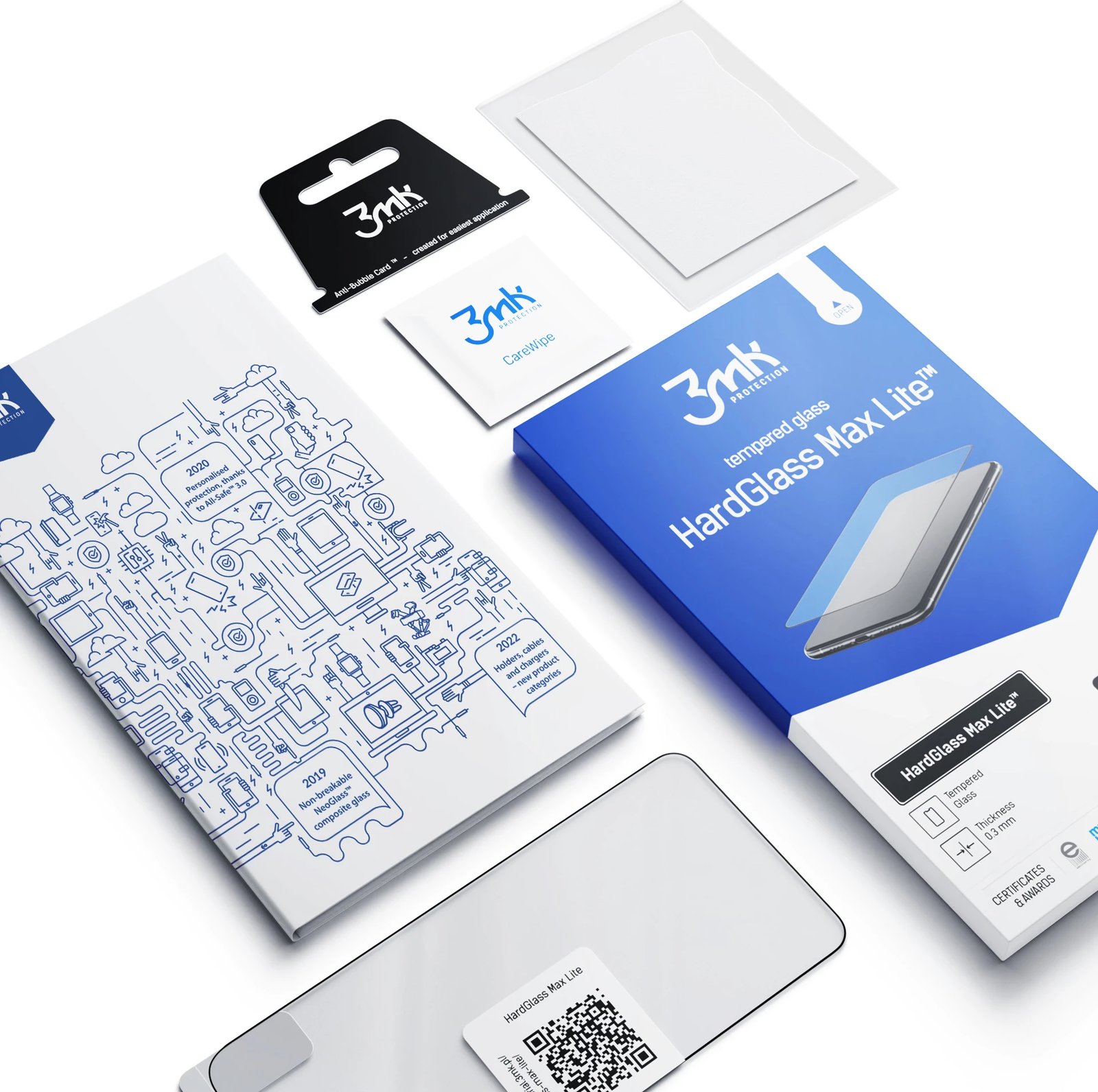 Xham mbrojtës 3mk HardGlass Max Lite për iPhone 15 Pro