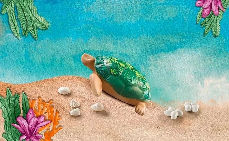 Set figurash Playmobil Wiltopia 71058, breshkë elefant, 8 pjesë