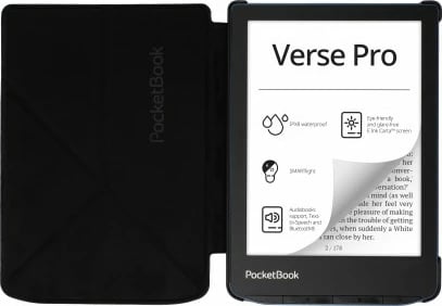 Mbështjellës PocketBook Origami Verse / Verse Pro, 6 inch, i zi