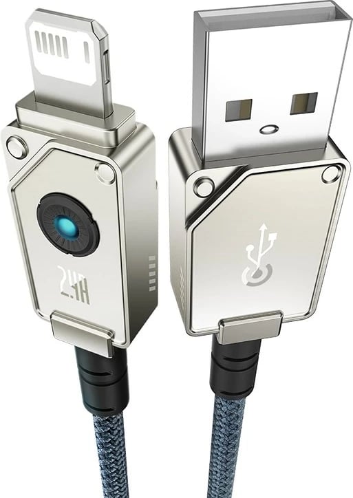 Kabllo USB Baseus Unbreakable, 1 m, 5V-2.4A, Bardhë