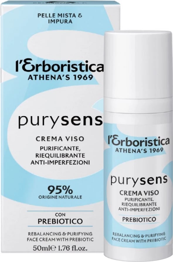 Krem fytyre L'Erboristica Purysens për femra 50ml