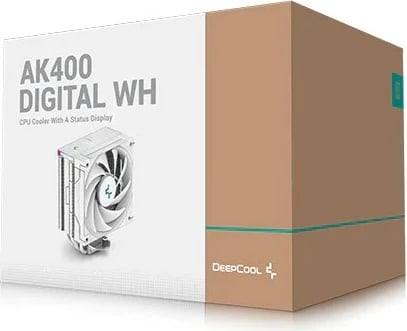 Kasë ftohëse DEEPCOOL AK400 DIGITAL SE WH, për procesor, e bardhë
