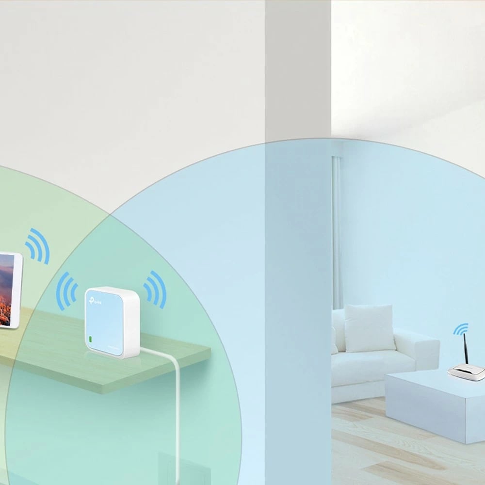 Router Wi-Fi TP-Link WR802N, N300 Nano, i bardhë