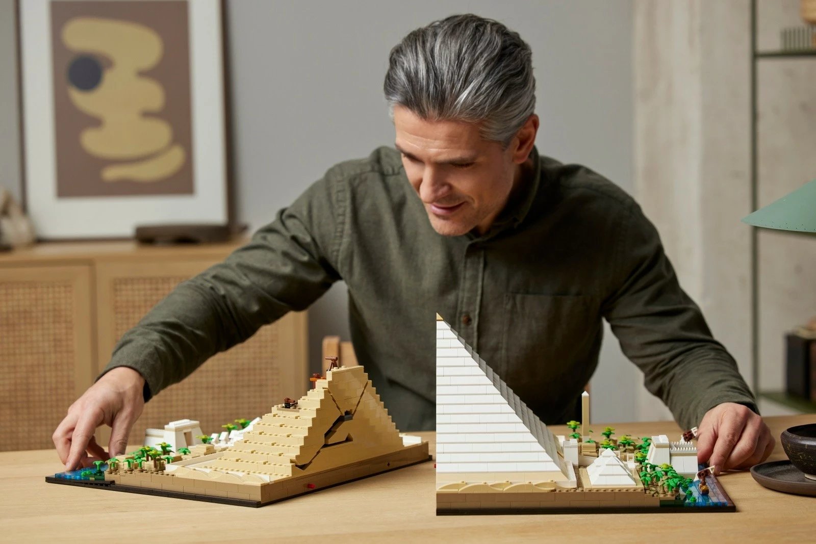 Set ndërtimi LEGO Architecture Pyramid of Khufu 21058, 1476 pjesë