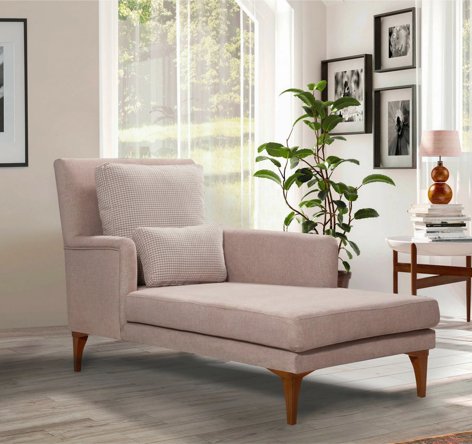 Divan Atelier del Sofa, ngjyrë salmon, Bifo