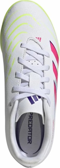 Çizme futbolli për fëmijë adidas Predator, të bardha