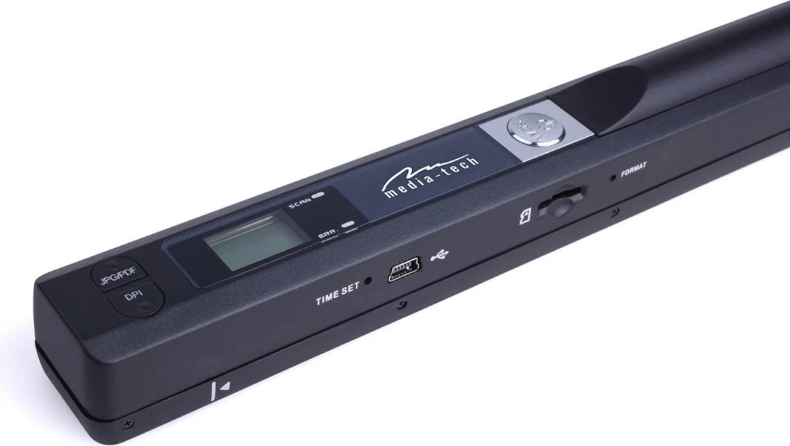 Skaner dore Media-Tech SCANLINE MT4090, portabël, skanim dokumentesh deri A4, 900 dpi, i zi
