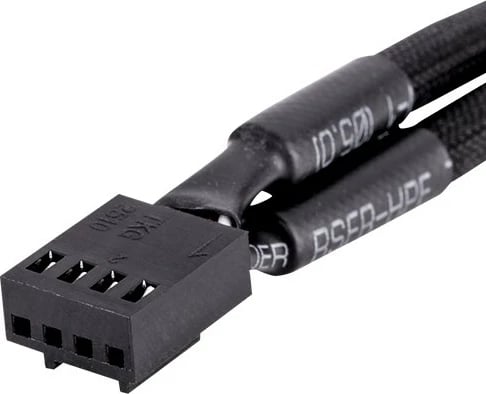 Kabllo PWM 4 Pin Y Thermaltake Tt Mod, 3 copë, e zezë