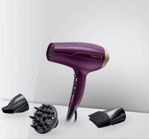Tharëse flokësh Remington D5219, 2300W, vjollcë