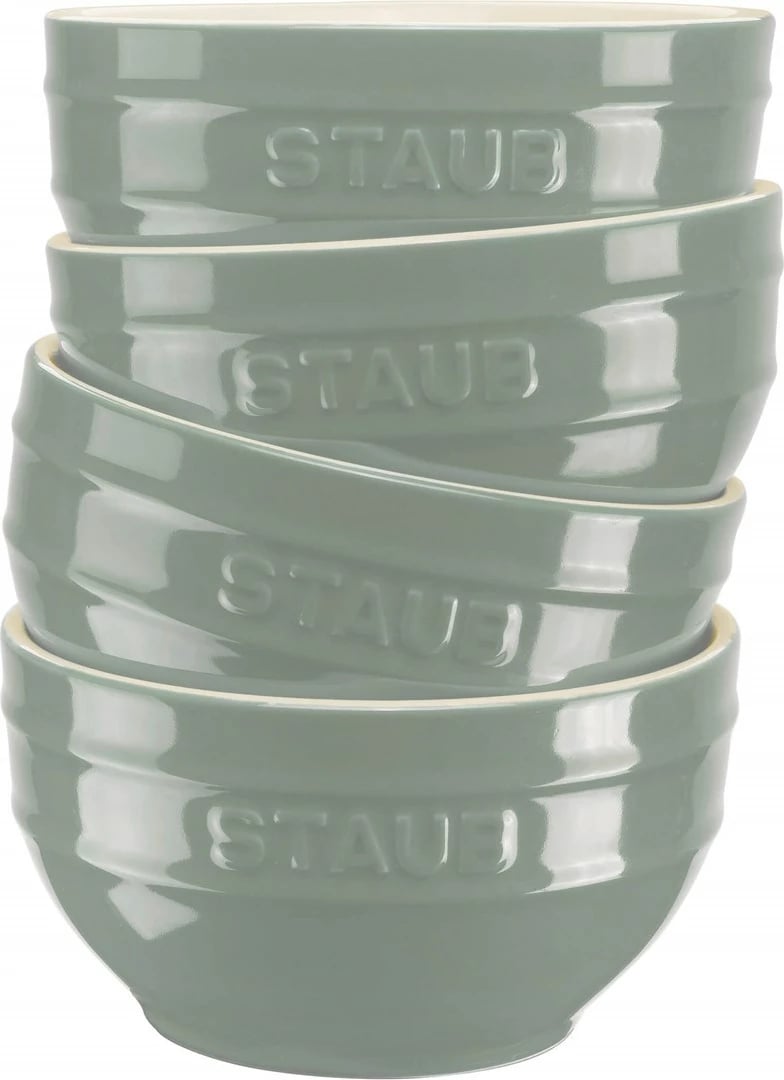 Set tasash STAUB 14 cm, 4 copë, eukalipt