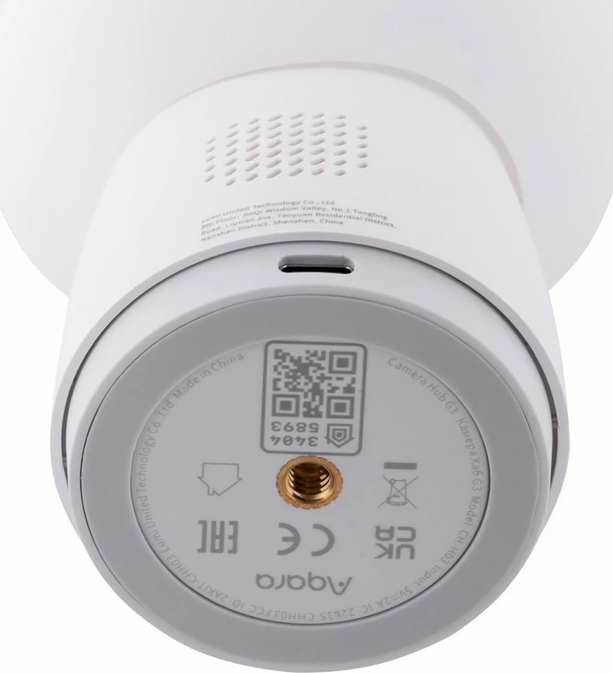 Kamerë Xiaomi AQARA G3, Gateway Hub Zigbee 3.0, e bardhë
