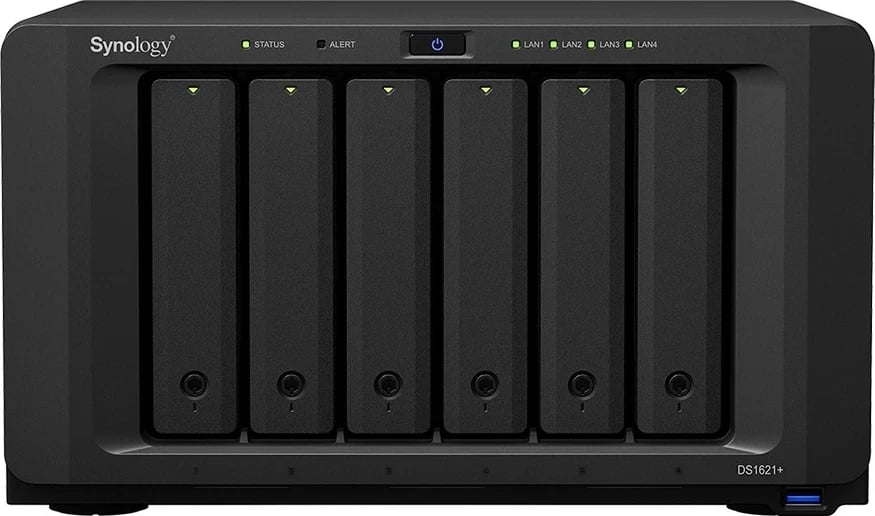 NAS Synology DS1621+, AMD Ryzen, 4GB RAM