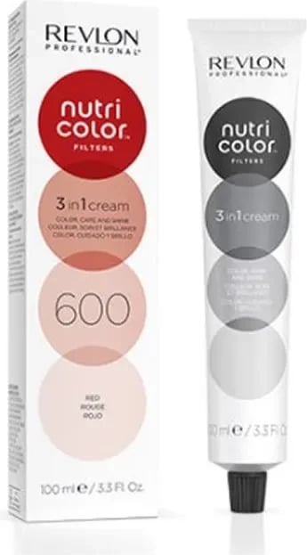 Krem ngjyrues për flokë Revlon Nutri Color Filters Fashion 600, 100ml, unisex, Red