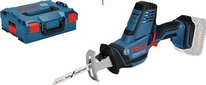 Sharrë reciproke Bosch GSA 18 V-LI C, 18 V, me bateri, Kuqe