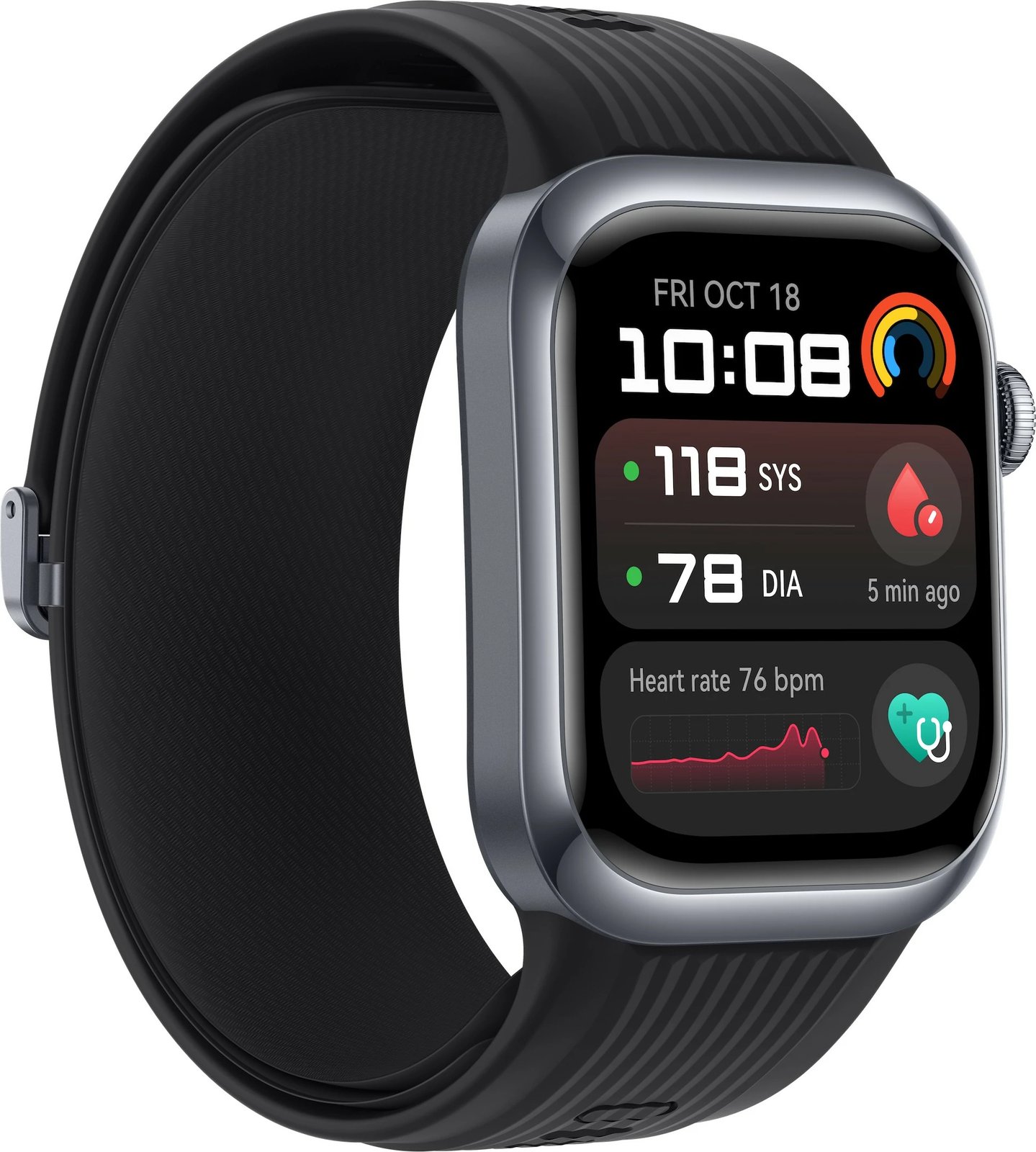 Smartwatch Huawei Watch D2 (Luca-B19), 1.82", 5 ditë bateri, e zezë