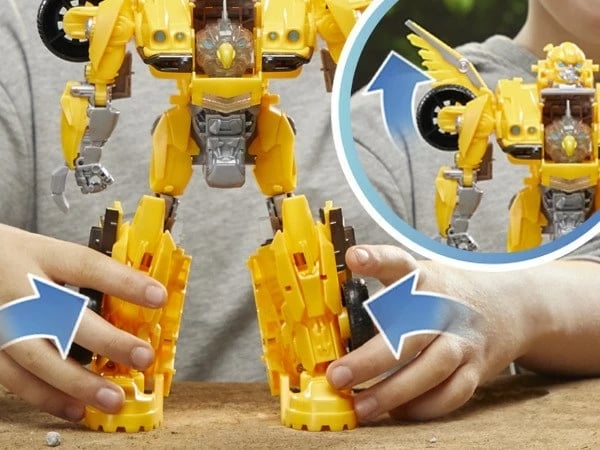 Lodër aksioni Hasbro Transformers Bumblebee, plastikë, elektronike, e verdhë