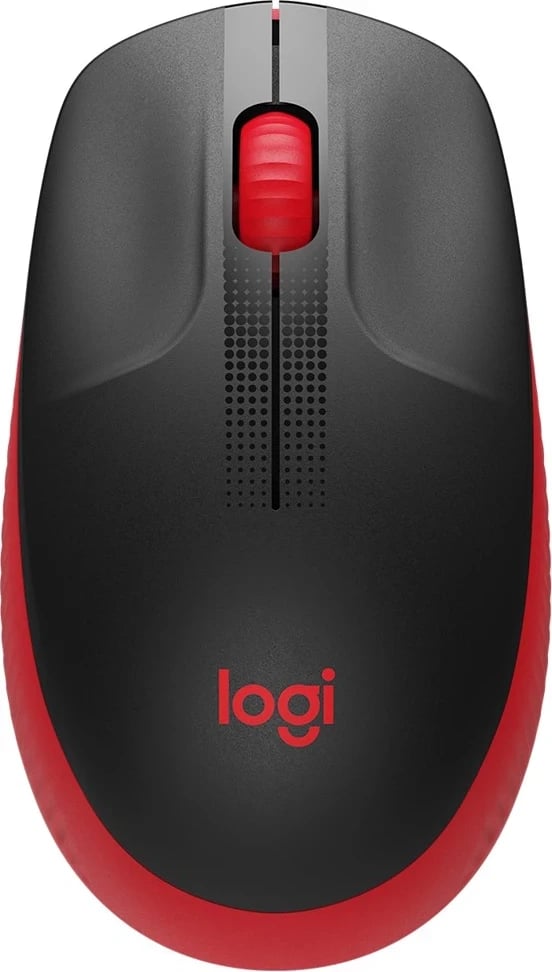 Maus Logitech M190, wireless, i zi/kuq
