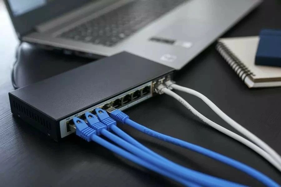 Switch Extralink Perses 8X EX-SG1008PE, 10 porta, PoE, Full Gigabit, Desktop, i zi