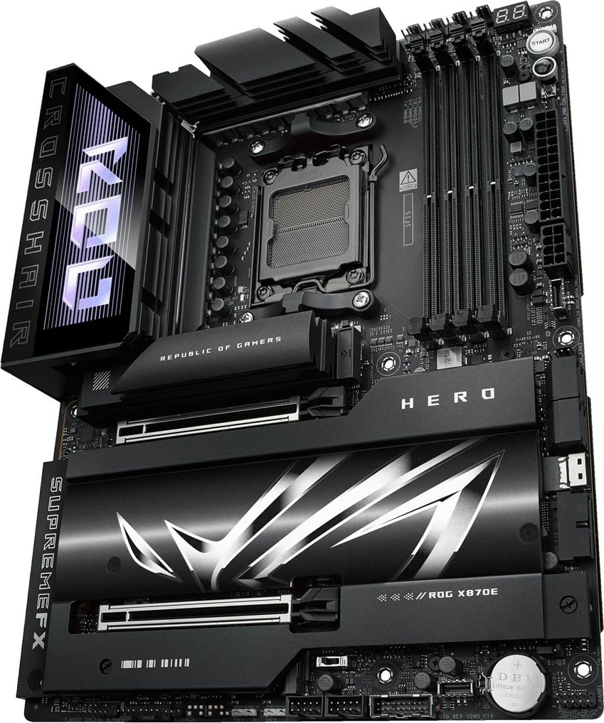 Pllakë amë ASUS ROG CROSSHAIR X870E HERO, Socket AM5, ATX Pllakë amë ASUS ROG CROSSHAIR X870E HERO, Socket AM5, ATX