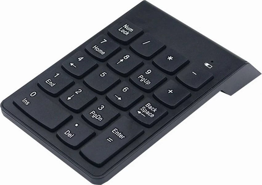 Tastierë numerike wireless Gembird KPD-W-02 për laptop, e zezë