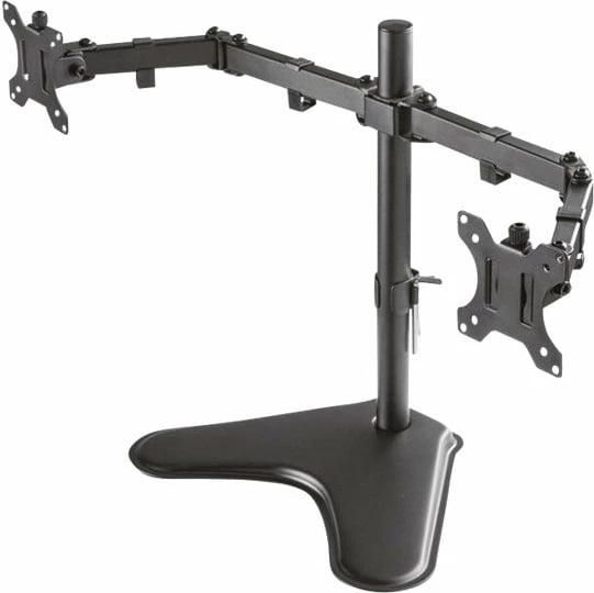 Mbajtës tavoline për dy monitorë Neomounts FPMA-D550DDBLACK, 10-32", i zi