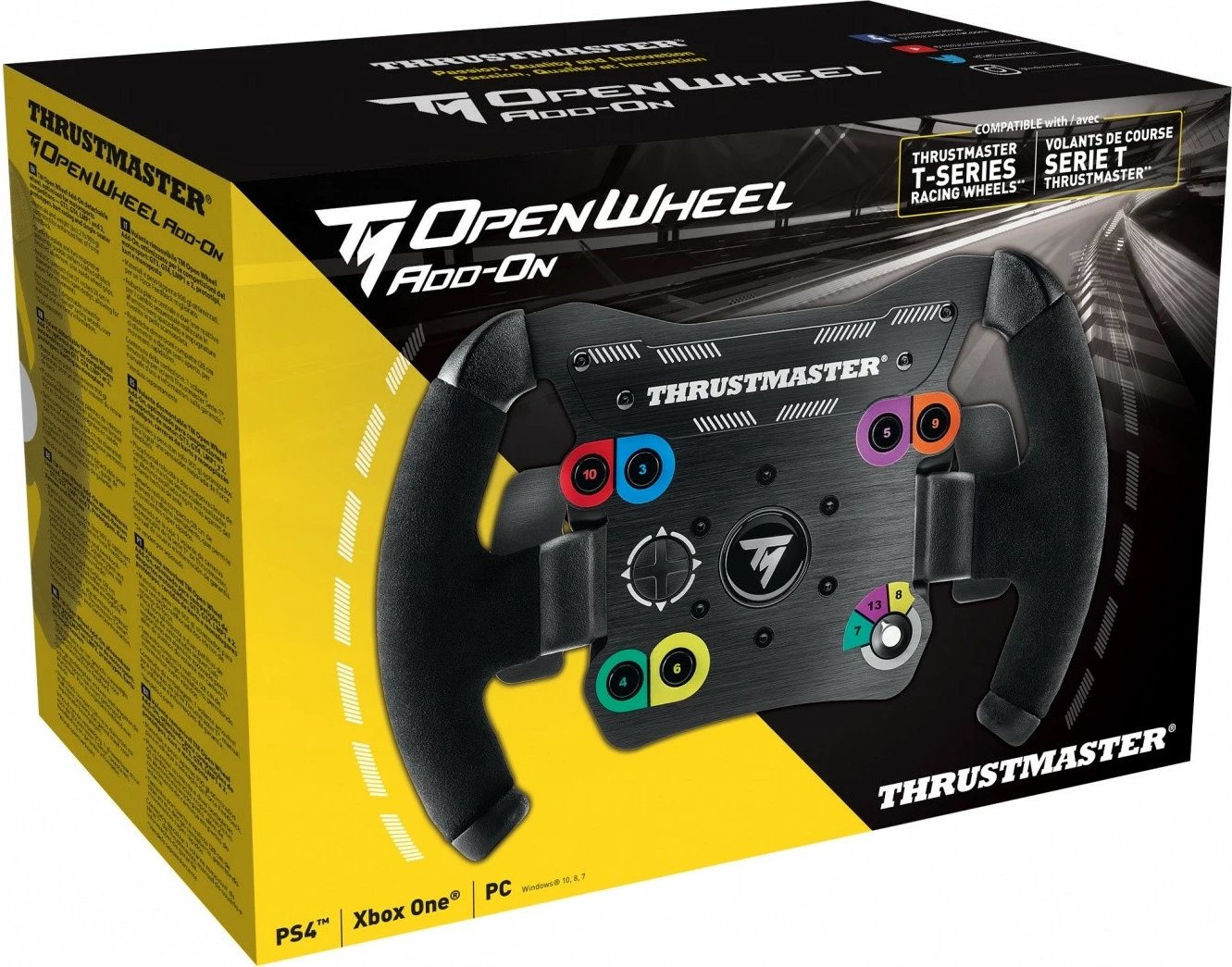 Timon Thrustmaster TM Open Wheel, për gaming, për PC/PS4/Xbox One, i zi