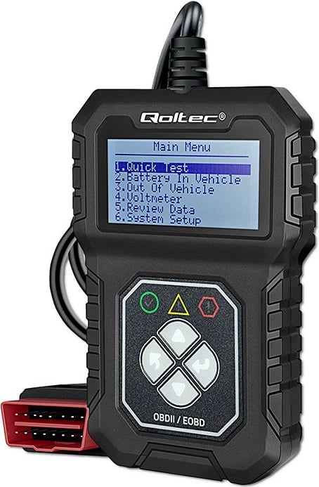 Tester diagnostikues Qoltec ProLine 50684, OBDII/EOBD, 8V-25V, i zi Tester diagnostikues Qoltec ProLine 50684, OBDII/EOBD, 8V-25V, i zi