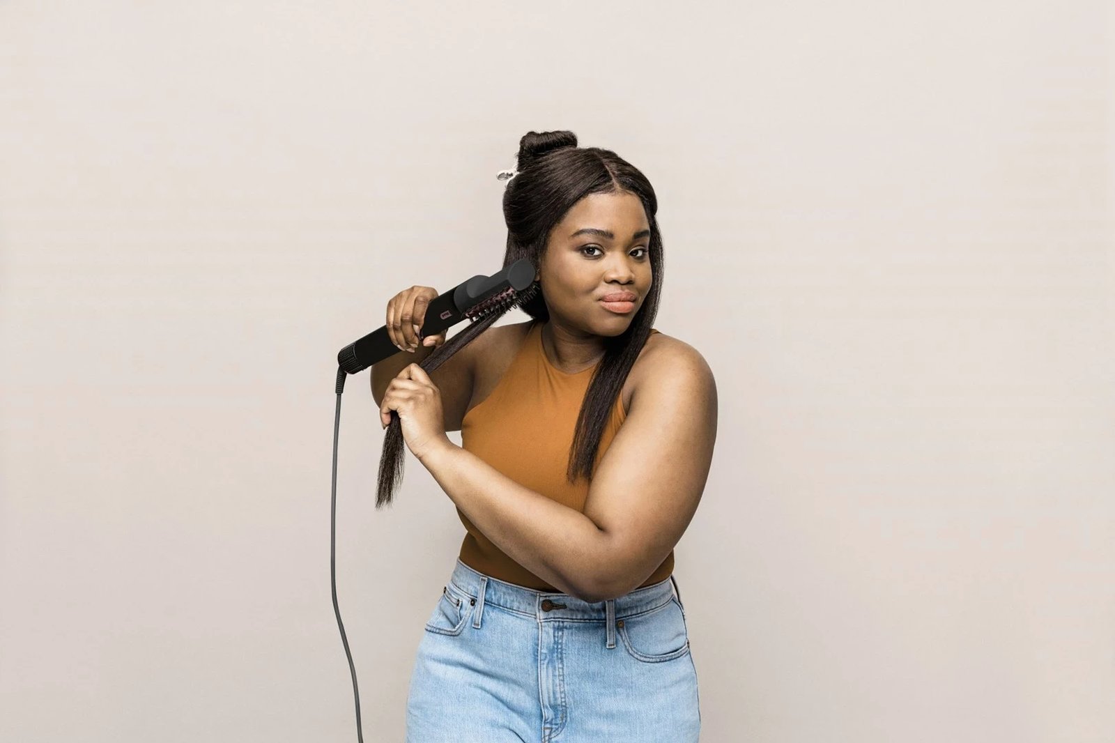 Multistyler për flokë Shark FlexStyle 5-in-1, 1400 W, HD440EU, zi/rozë