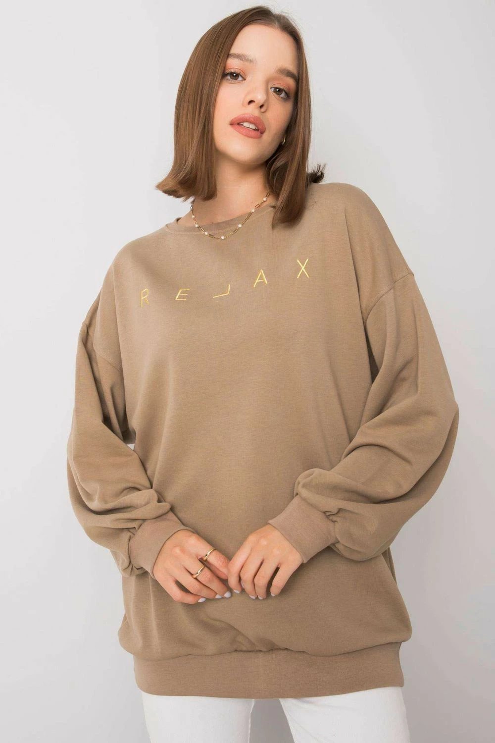 Sweatshirt Ex Moda 160839, bezhë