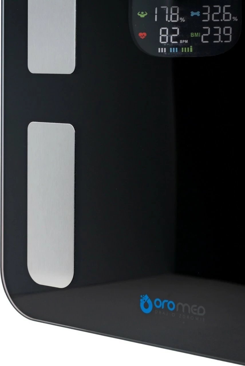 Peshore inteligjente Oromed Gold-Bluetooth Smart, ekran i ndriçuar, aplikacion, e zezë