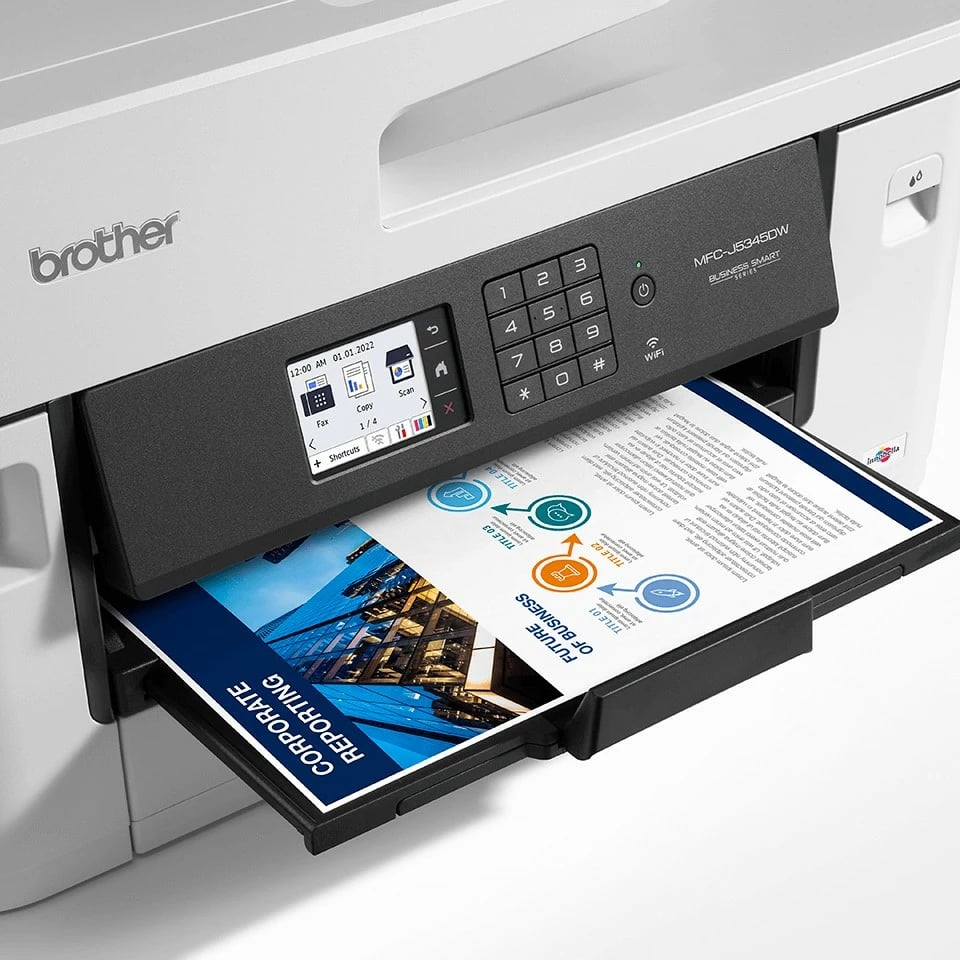 Printer Brother MFC-J5345DW, Inkjet, 4800 x 1200 DPI, A3, Ngjyrë