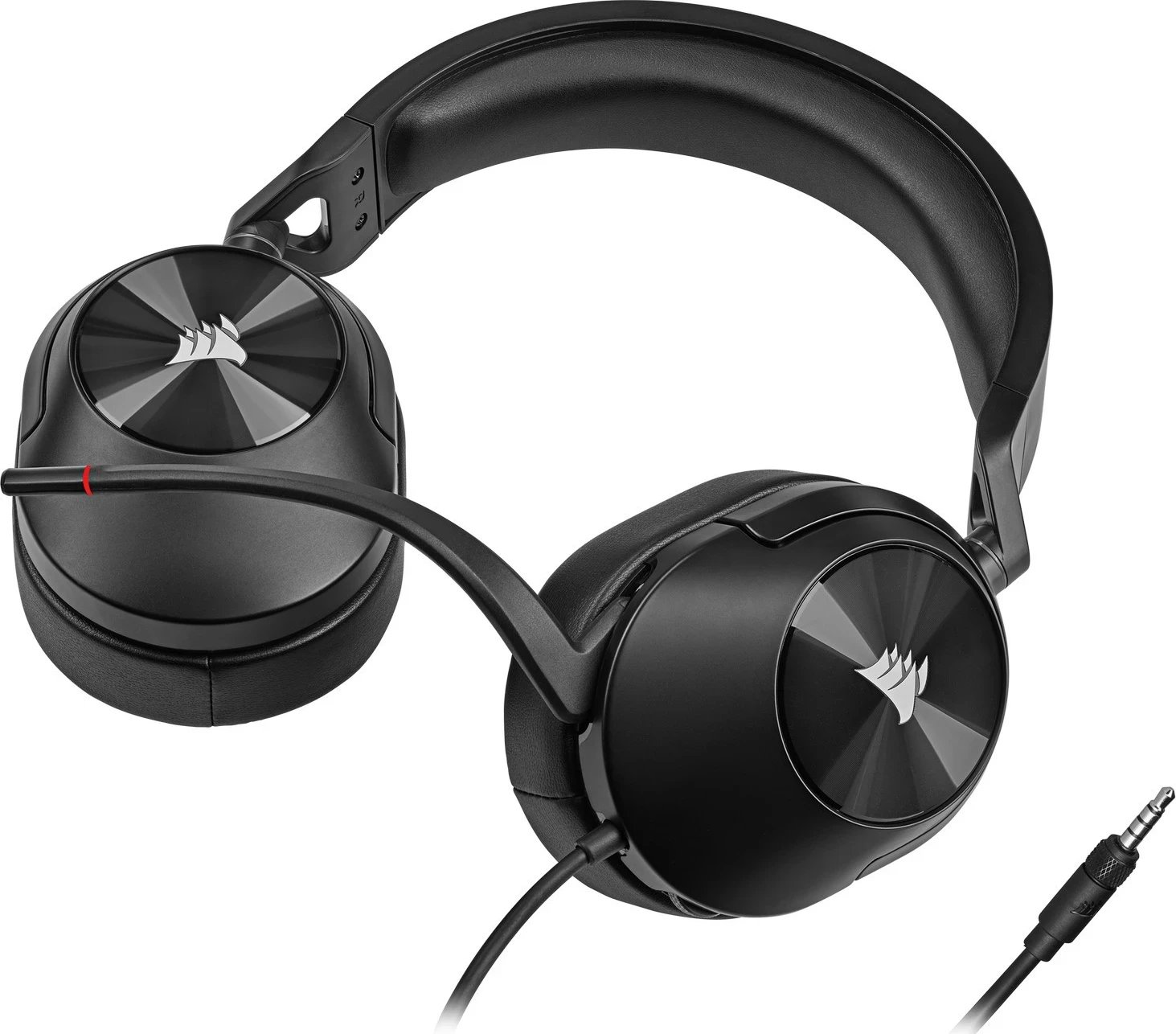 Kufje Corsair HS55 Surround Carbon, USB + Jack, të zeza