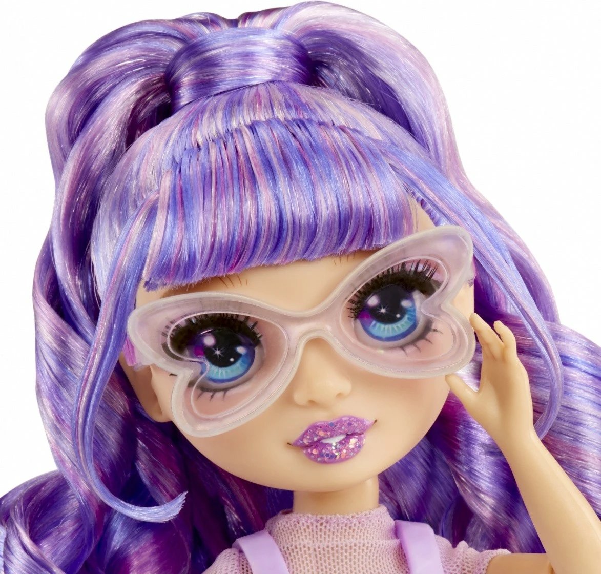 Set lodër Rainbow High Creative Crystals, Violet, me aksesorë të personalizueshëm