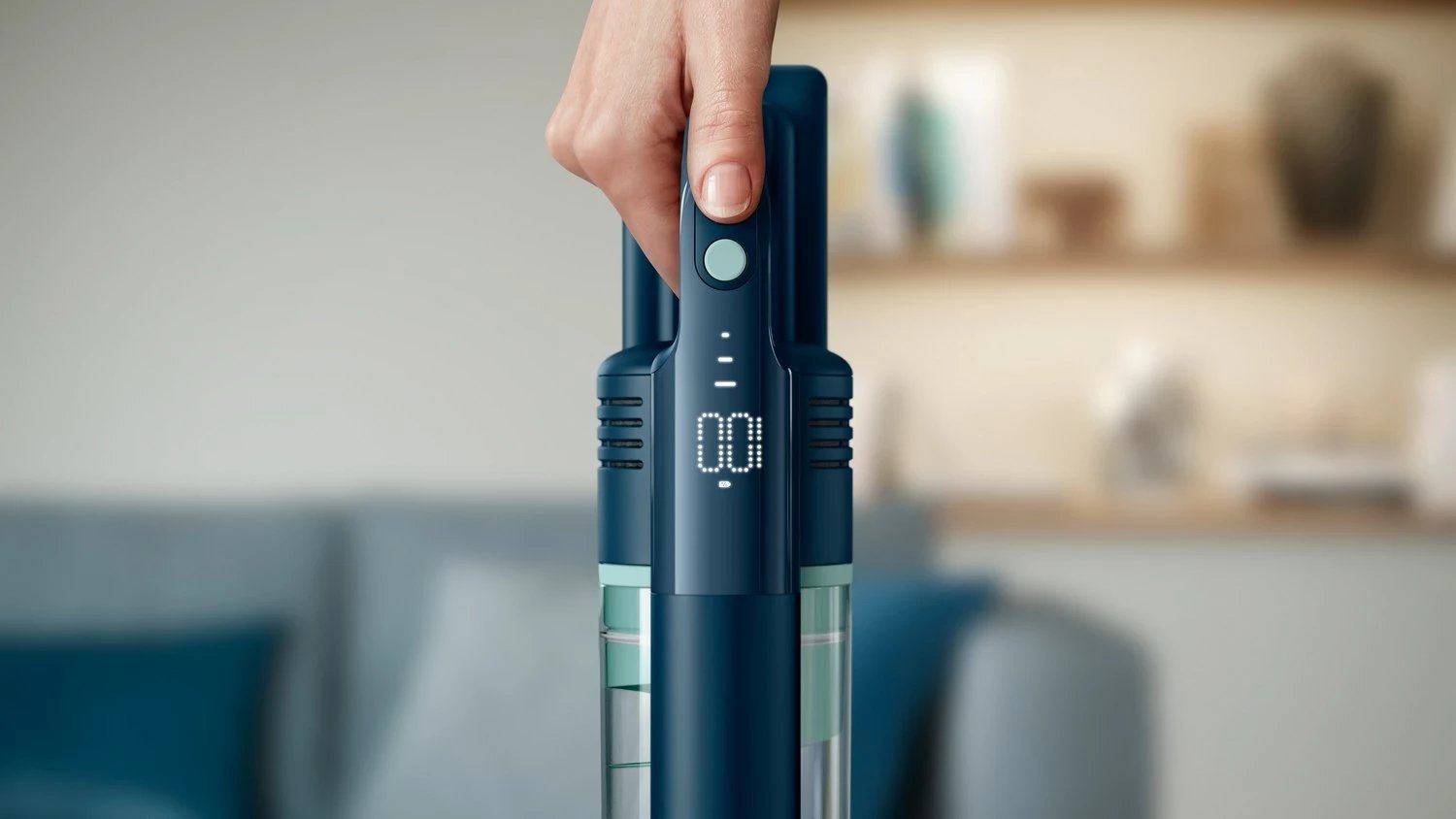 Fshesë elektrike Philips 5000 XC5141/01, pa qese, me bateri, Jeshile