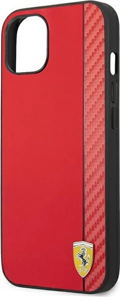 Mbështjellës Ferrari FEHCP14MAXRE për iPhone 14 Plus 6.7", hardcase, karbon, kuq