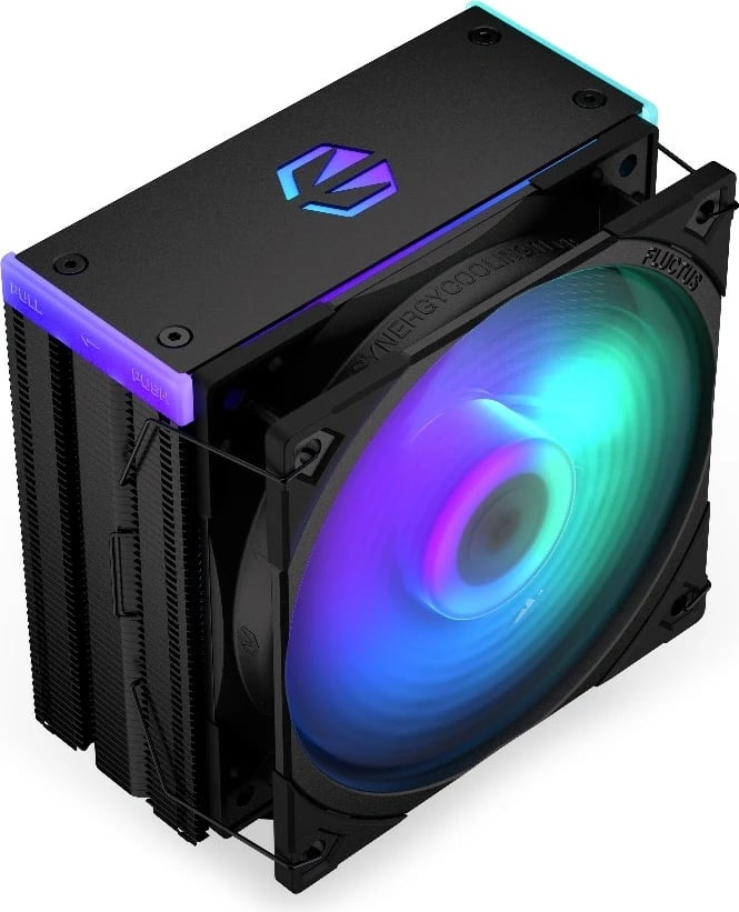 Ftohës procesori Endorfy Fera 5 Black ARGB, EY3A012, me ndriçim ARGB, 12 cm, i zi