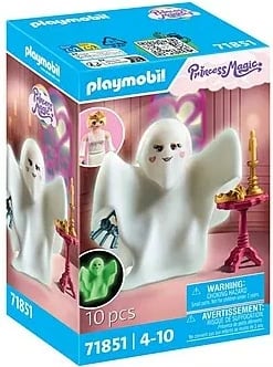 Set lodrash Playmobil Princess Magic 71851, figurë princeshë me kostum fantazme që ndriçon, 10 pjesë