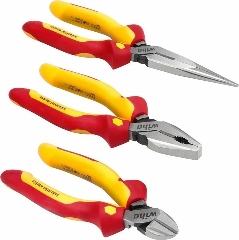 Set pinca Wiha 38637, Kuqe dhe Verdhë