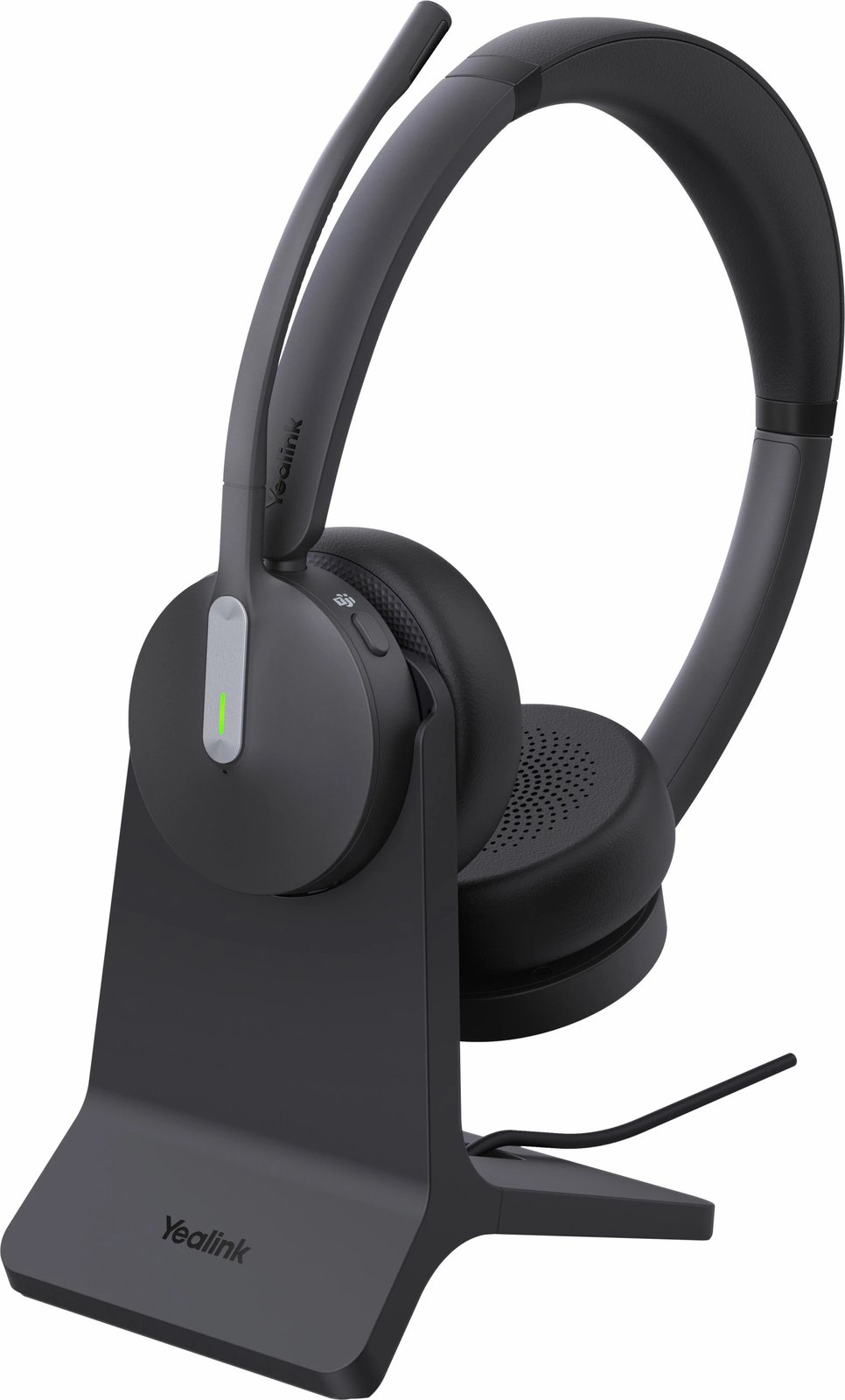 Kufje Yealink BH70 Dual me Stand Teams USB-A, Wireless, Office/Call center, e zezë