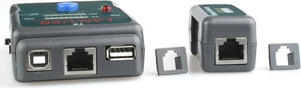 Testues kabllosh Gembird NCT-2, RJ45, RJ11, RJ12, USB, Gri