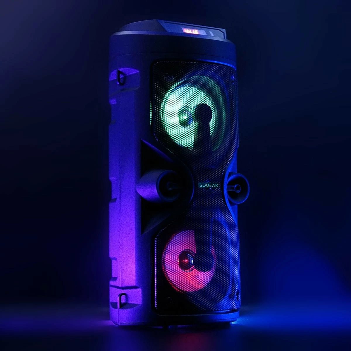 Altoparlant portabil SQUEAK SQ1004 me Bluetooth 5.0, karaoke, 40W, i zi, me mikrofon