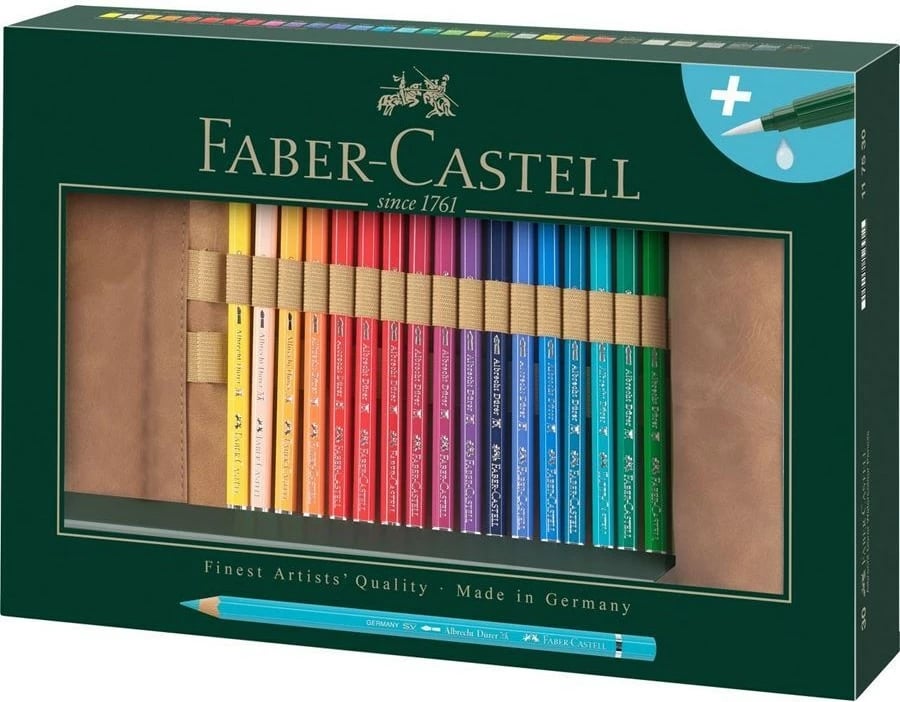 Set lapsa uji Faber-Castell Albrecht Dürer 30 copa, multingjyrësh